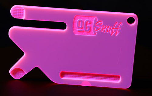 OG Snuff Card Punch Pink